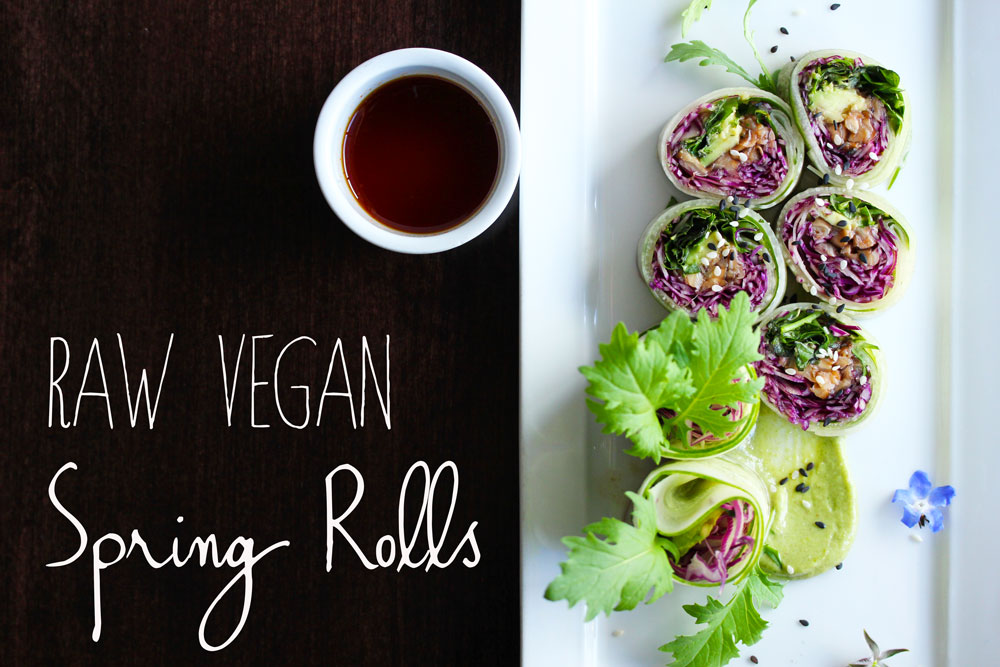Raw Vegan Spring Rolls