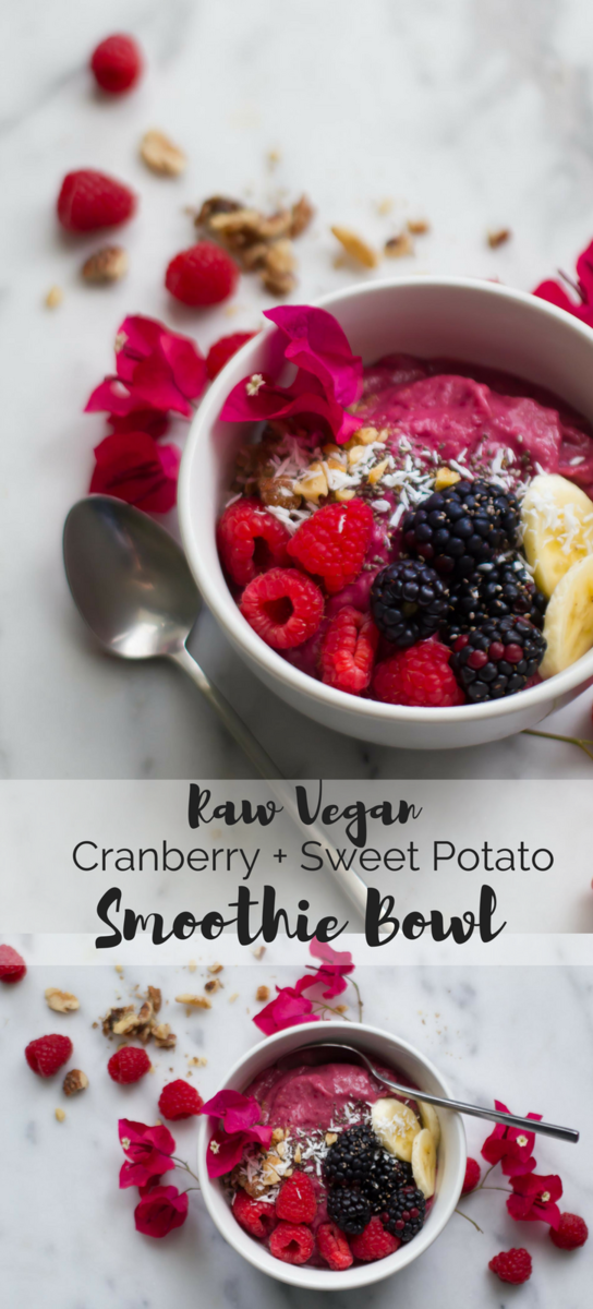 If you've never made a smoothie with sweet potato, you should really try this! You can use either raw or roasted sweet potato-high in beta carotene, dietary fiber and vitamin C.