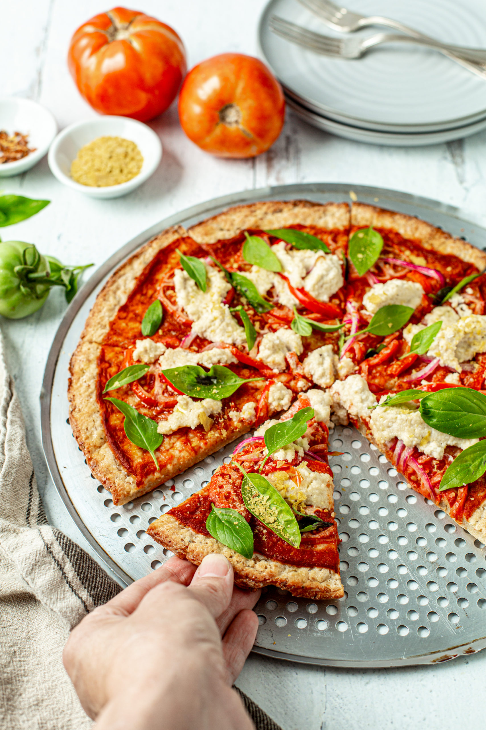 GF Paleo Vegan Pizza